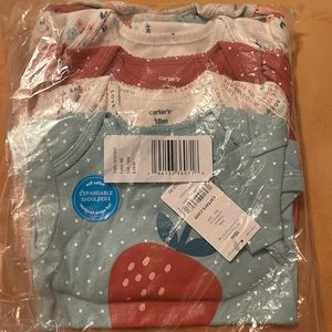 3 packs of 5! One price!     Brand New, Carter’s, 18 month, short sleeve onesies